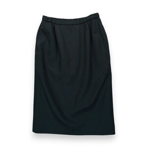 Pendleton Vintage 90's Skirt Womens Black Size 12 100% Pure‎ New Wool